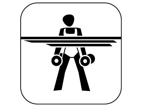 icon wassergymnastik schwarz auf weiss 50mm rgb 300dpi