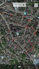 Streckenverlauf Mauerlauf 2023 Skizze Luftbild