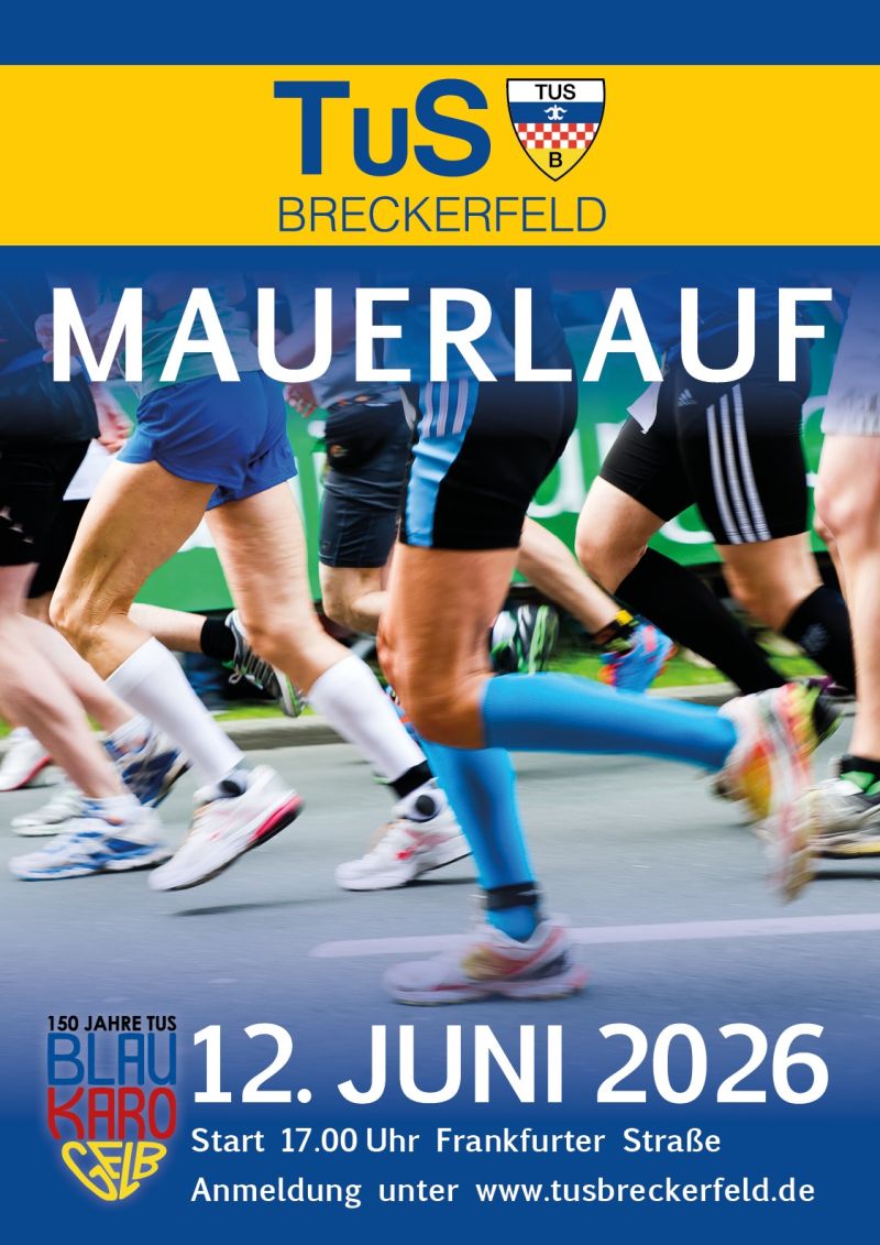 Plakat Mauerlauf 2026