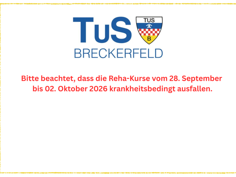 Ausfall Reha